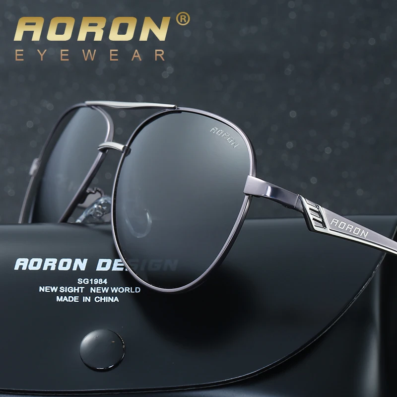 AORON Brand Best Men's Sunglasses Polarized Mirror Lens Big Oversize Eyewear Accessories Sun Glasses For Men/Women A390
AORON Brand Best Men's Sunglasses Polarized Mirror Lens Big Oversize Eyewear Accessories Sun Glasses For Men/Women A390