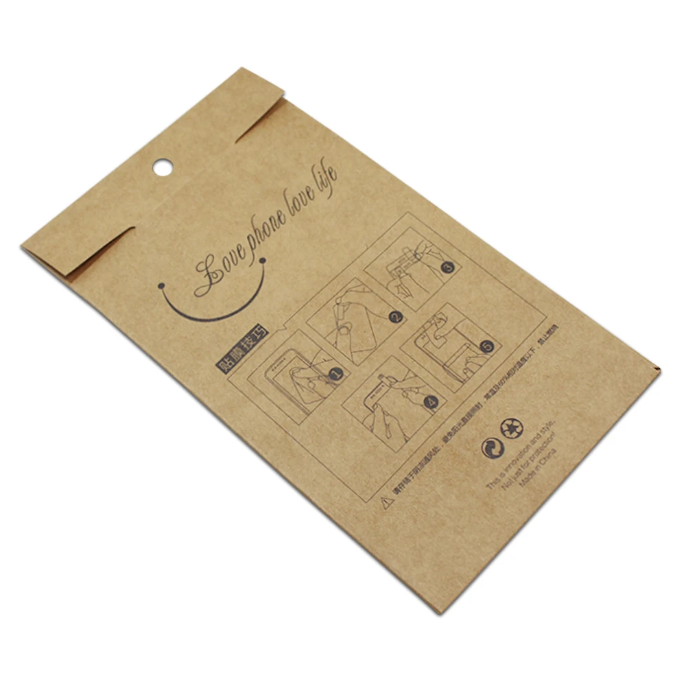 50Pcs 9x16.5cm Borwn Kraft Paper Film Packaging Box Papercard Electronics Screen Film Cover Protector Package Box with Hang Hole
50Pcs 9x16.5cm Borwn Kraft Paper Film Packaging Box Papercard Electronics Screen Film Cover Protector Package Box with Hang Hole