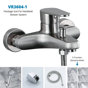 IVRICH Bathroom Faucet Set Bathroom Faucet Package Bath Hand Shower Mixer With Five-Function Shower VR3611F-1
IVRICH Bathroom Faucet Set Bathroom Faucet Package Bath Hand Shower Mixer With Five-Function Shower VR3611F-1