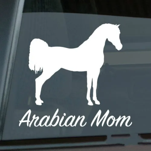 Arabian Mom Sticker Die Cut Vinyl Ver 3 Arab Horse Trailer Car decal Size(inch): 5.45 x 5.00
Arabian Mom Sticker Die Cut Vinyl Ver 3 Arab Horse Trailer Car decal Size(inch): 5.45 x 5.00