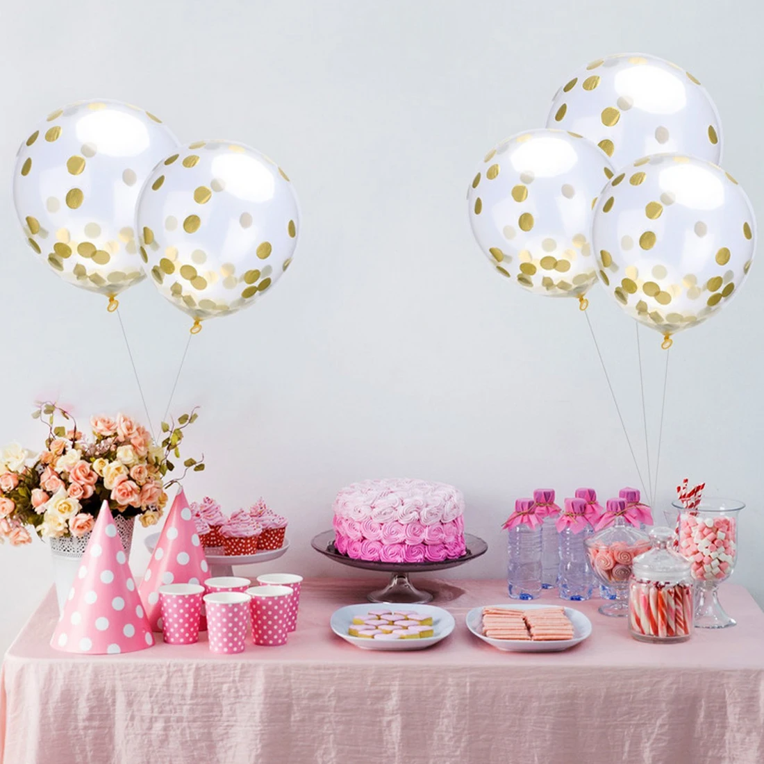 Pop Creative 10pcs Colorful Confetti Balloon Clear Balloon Wedding Decoration Festival Birthday Party Supplies 12 inches
Pop Creative 10pcs Colorful Confetti Balloon Clear Balloon Wedding Decoration Festival Birthday Party Supplies 12 inches