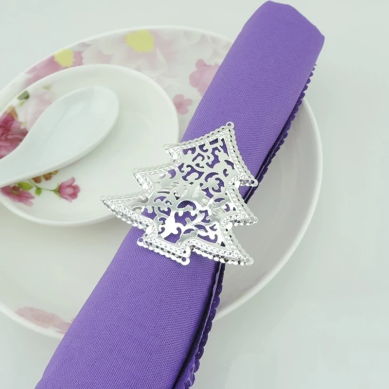 1Pc Christmas Tree Metal Napkin Ring Silver Serviette Buckle Holder Wedding Dinner Birthday Party 7x7cm
1Pc Christmas Tree Metal Napkin Ring Silver Serviette Buckle Holder Wedding Dinner Birthday Party 7x7cm