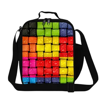 New Colorful Cell Splice 3D Print Children Lunch Bags Adults Work Lunch Container For Men Students Food Bag For Teenagers Girls 
New Colorful Cell Splice 3D Print Children Lunch Bags Adults Work Lunch Container For Men Students Food Bag For Teenagers Girls