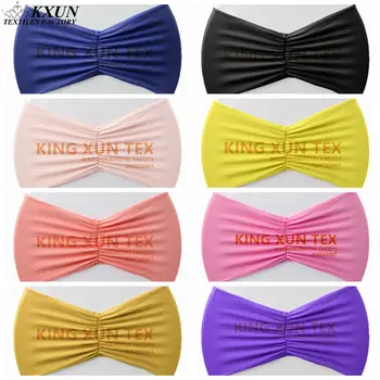 18cm Width Back Ruffled Lycra Chair Band Stretch Spandex Chair Sash Fit For Wedding Chair Cover Decoration
18cm Width Back Ruffled Lycra Chair Band Stretch Spandex Chair Sash Fit For Wedding Chair Cover Decoration