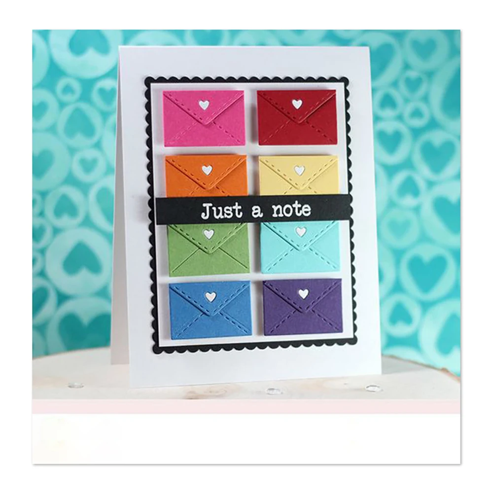 Valentine's 100*62mm Envelop Die Frame Metal Cutting Dies & Stamp 3D DIY Scrapbooking Stencil Embossing Craft Photo Card Making
Valentine's 100*62mm Envelop Die Frame Metal Cutting Dies & Stamp 3D DIY Scrapbooking Stencil Embossing Craft Photo Card Making