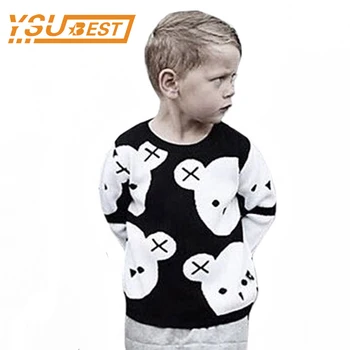 Baby Girls Boys Knitted Sweaters 1-6Yrs Toddler Cotton Pullovers Bear Black White Bear Children's Winter Top Clothes
Baby Girls Boys Knitted Sweaters 1-6Yrs Toddler Cotton Pullovers Bear Black White Bear Children's Winter Top Clothes