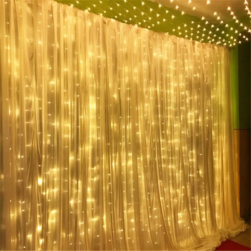 6MX3M 600LED with EU or US Plug Fairy Led string light for Christmas Home party garland curtain wedding Decoration Twinkle Light
6MX3M 600LED with EU or US Plug Fairy Led string light for Christmas Home party garland curtain wedding Decoration Twinkle Light