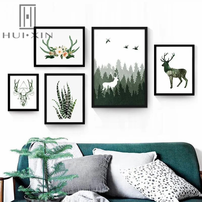 Nordic Abstract Canvas Printing Modern Natural Scene Deer Antler With Beautiful Flowers Decorative Paintings For Home Decor
Nordic Abstract Canvas Printing Modern Natural Scene Deer Antler With Beautiful Flowers Decorative Paintings For Home Decor
