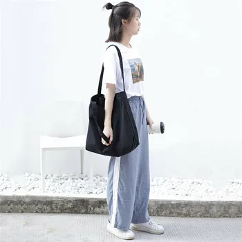 Canvas Fashion Shopping Bag Shopper Girl Handbag Elegant Plain Lady Shoulder Bag Totes Purse crossbody bags for women 2019
Canvas Fashion Shopping Bag Shopper Girl Handbag Elegant Plain Lady Shoulder Bag Totes Purse crossbody bags for women 2019
