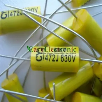 Wholesale and retail long leads yellow Axial Polyester Film Capacitors electronics 0.0047uF 630V fr tube amp audio free shipping
Wholesale and retail long leads yellow Axial Polyester Film Capacitors electronics 0.0047uF 630V fr tube amp audio free shipping