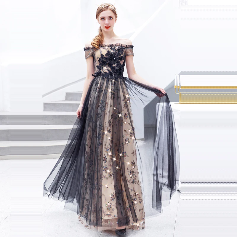 Evening Dress Black Backless Women Party Dresses Short Sleeve Robe De Soiree 2019 Plus Size Boat Neck Crystal Evening Gowns E647
Evening Dress Black Backless Women Party Dresses Short Sleeve Robe De Soiree 2019 Plus Size Boat Neck Crystal Evening Gowns E647