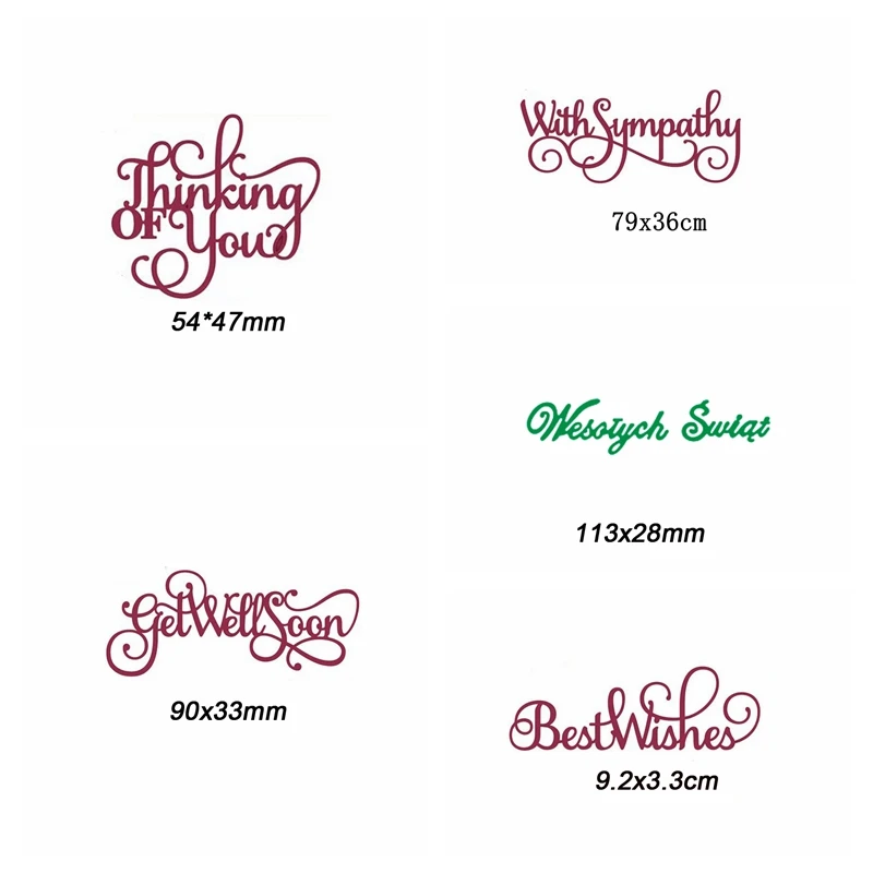 Letters Best Wishes Metal Cutting Dies Stencils For DIY Scrapbooking Decorative Embossing Handcraft Die Cutting Template
Letters Best Wishes Metal Cutting Dies Stencils For DIY Scrapbooking Decorative Embossing Handcraft Die Cutting Template