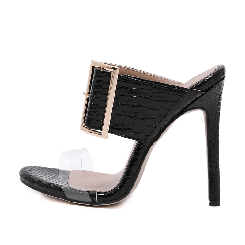 2019 Women Thin 11cm High Heels Sandals Mules High Thin Heels Slippers Female Strap Stiletto Pumps Sexy Summer Gladiators Shoes
2019 Women Thin 11cm High Heels Sandals Mules High Thin Heels Slippers Female Strap Stiletto Pumps Sexy Summer Gladiators Shoes