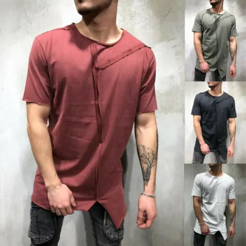 Hot Sale Fashion 2019 Men Crew Neck Short-sleeve Solid Asymmetrical Casual T-Shirt Top Summer Comfortable Loose Tee-shirt M-XXXL
Hot Sale Fashion 2019 Men Crew Neck Short-sleeve Solid Asymmetrical Casual T-Shirt Top Summer Comfortable Loose Tee-shirt M-XXXL