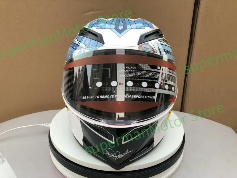 Full Face gp r pista rossi winter test motif tavullia Motorcycle Helmet motocross racing motorbike helmet
Full Face gp r pista rossi winter test motif tavullia Motorcycle Helmet motocross racing motorbike helmet