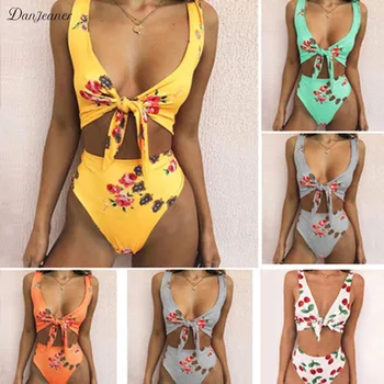 Danjeaner 2018 Sexy High Waist Bikini Women Swimwear Bodysuit Push Up Swimsuit Ruffle Bathing Suit Floral Print Beach Wear
Danjeaner 2018 Sexy High Waist Bikini Women Swimwear Bodysuit Push Up Swimsuit Ruffle Bathing Suit Floral Print Beach Wear