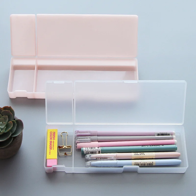 Simple Korean Pencil Box Student Stationery Multifunctional Creative Translucent Frosted Storage Pencil Bag Pencil Case Astuccio
Simple Korean Pencil Box Student Stationery Multifunctional Creative Translucent Frosted Storage Pencil Bag Pencil Case Astuccio