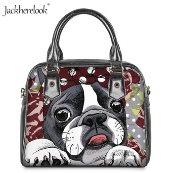 Jackherelook Cute Boston Terrier Dog Pattern Handbag Women Floral Shoulder Bag Women Messenger Bag Leather Crossbody Handbags
Jackherelook Cute Boston Terrier Dog Pattern Handbag Women Floral Shoulder Bag Women Messenger Bag Leather Crossbody Handbags