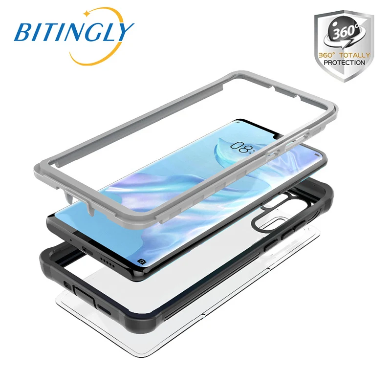 Bitingly 360 Degree Full Protected Case For Huawei P30 Pro Mate 20 Pro Shockproof Armor Clear Back Cover For Huawei P30Pro Coque
Bitingly 360 Degree Full Protected Case For Huawei P30 Pro Mate 20 Pro Shockproof Armor Clear Back Cover For Huawei P30Pro Coque