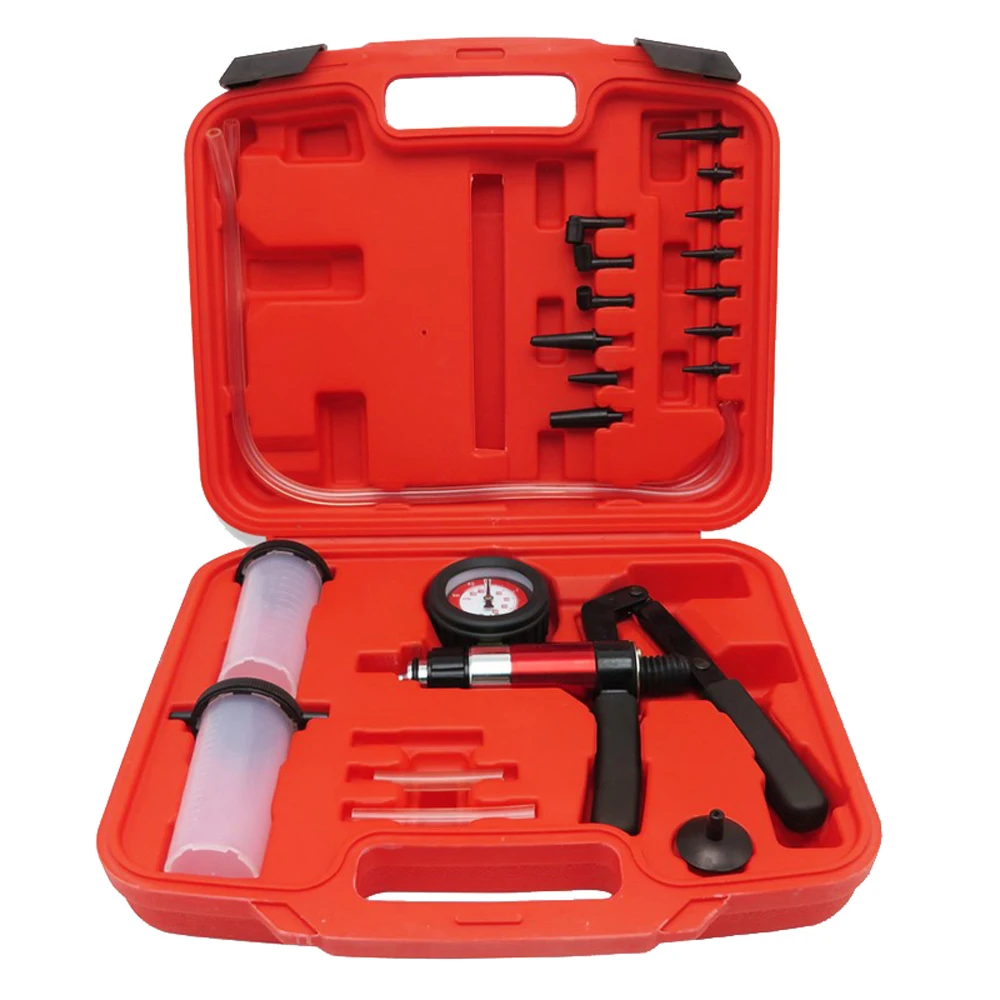 Hand-Held Vacuum Pump and Pressure Pump Brake Bleeding Kit Manual Vacuum Pump Car Truck Steam Protection Tool for Mercedes BMW
Hand-Held Vacuum Pump and Pressure Pump Brake Bleeding Kit Manual Vacuum Pump Car Truck Steam Protection Tool for Mercedes BMW