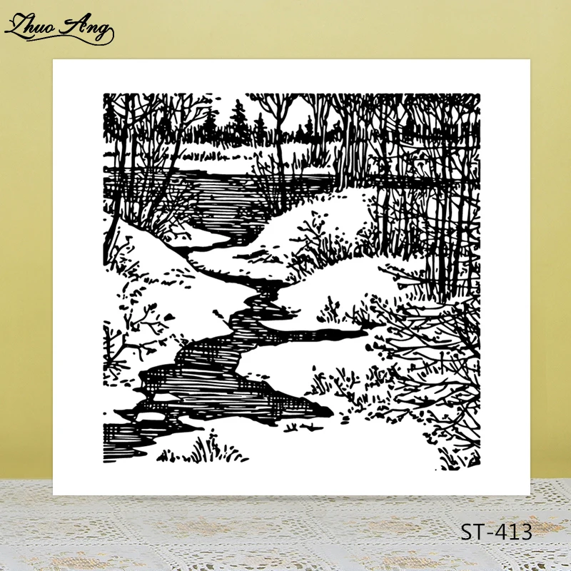 ZhuoAng Forest Water Clear Stamps for DIY Scrapbooking/Photo Album Decorative Card Making Clear Stamps Supplies
ZhuoAng Forest Water Clear Stamps for DIY Scrapbooking/Photo Album Decorative Card Making Clear Stamps Supplies