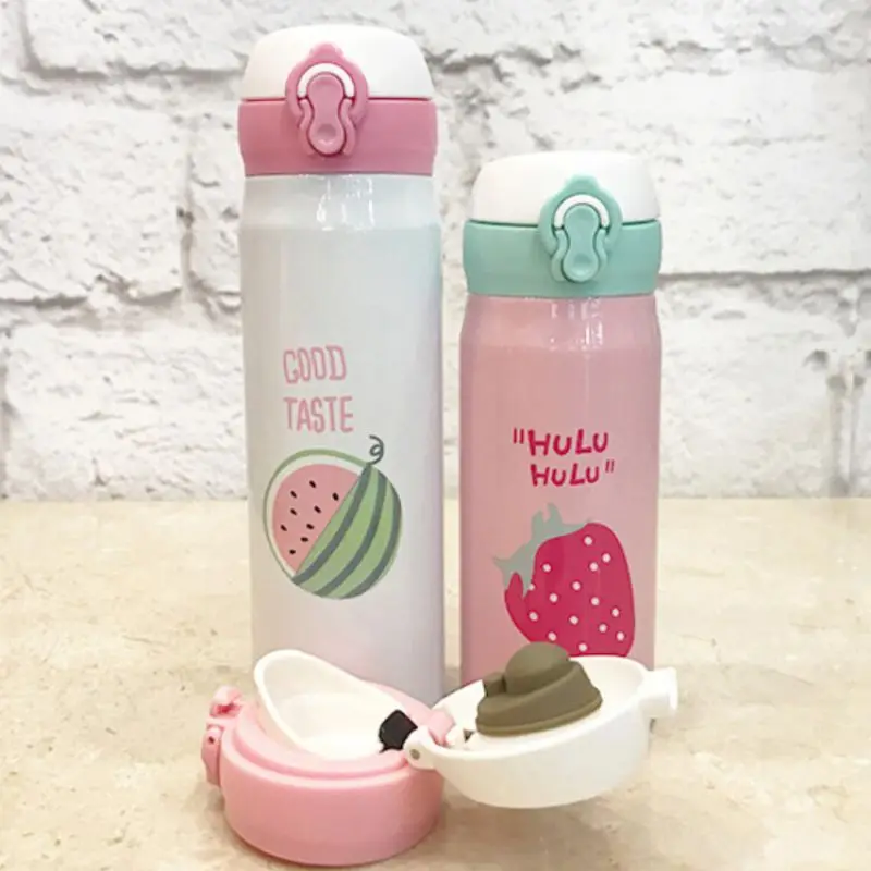 Cute Fruit Jump Cover Stainless Steel Mug Student Portable Cute Children Women Kettle Thermos Bottle School Beker
Cute Fruit Jump Cover Stainless Steel Mug Student Portable Cute Children Women Kettle Thermos Bottle School Beker