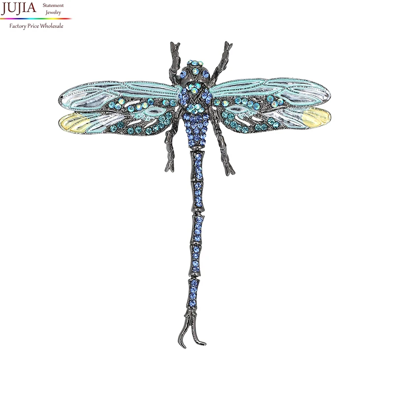 JUJIA Cute Animal & Insect Dragonfly Brooches Pins for Women Blue Crystal Brooch Clothing Accessories Fashion Jewelry
JUJIA Cute Animal & Insect Dragonfly Brooches Pins for Women Blue Crystal Brooch Clothing Accessories Fashion Jewelry