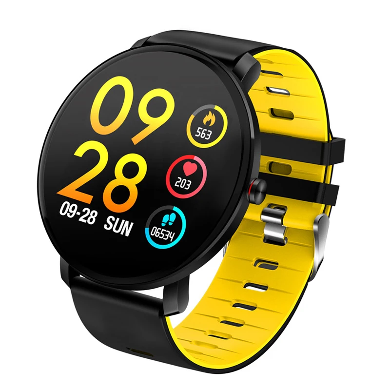 K9 Smart Watch 2.5D Curved 1.3 inch Full Touch Screen Heart Rate Monitor Blood Pressure Sports Activity Tracker IP68 Smartwatch
K9 Smart Watch 2.5D Curved 1.3 inch Full Touch Screen Heart Rate Monitor Blood Pressure Sports Activity Tracker IP68 Smartwatch