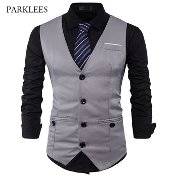 Mens Suit Vest 2017 Brand Sleeveless Casual Vest Men Slim Fit Vest Waistcoat Business Wedding Colete Masculino Chaleco Hombre
Mens Suit Vest 2017 Brand Sleeveless Casual Vest Men Slim Fit Vest Waistcoat Business Wedding Colete Masculino Chaleco Hombre