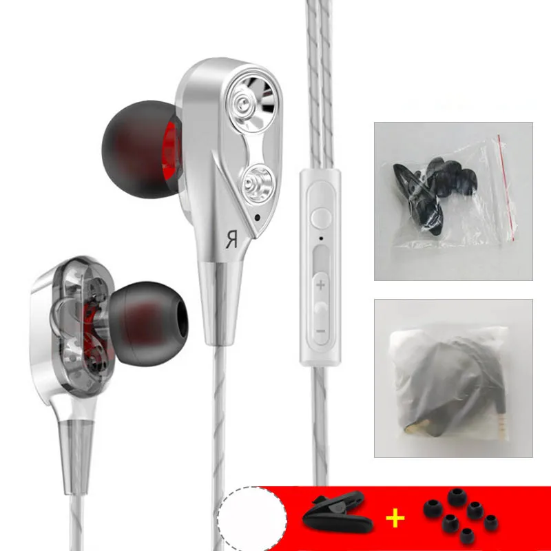 Фото Earphone Headset HiFi Microphone Portable Noise Reduction For Sport Running Dropshipping | Электроника