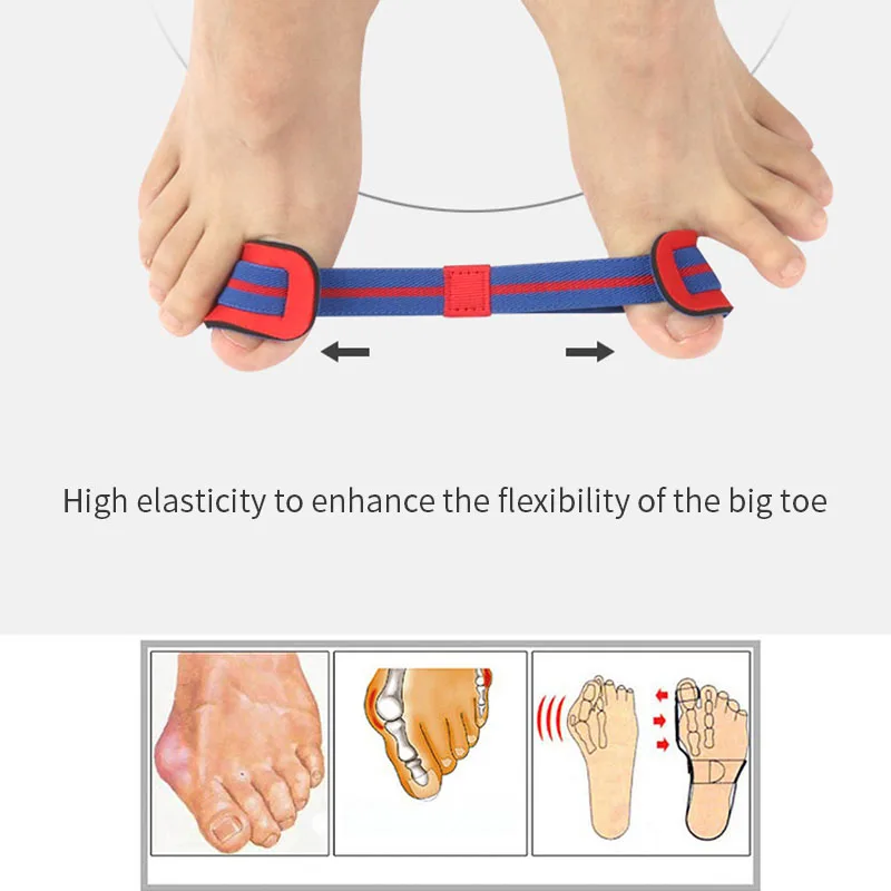 Hallux Valgus Belt Training Band Device Stretching Correction Belt Toe Separator Foot Tools Big Toe Exercise Corrective Belt
Hallux Valgus Belt Training Band Device Stretching Correction Belt Toe Separator Foot Tools Big Toe Exercise Corrective Belt