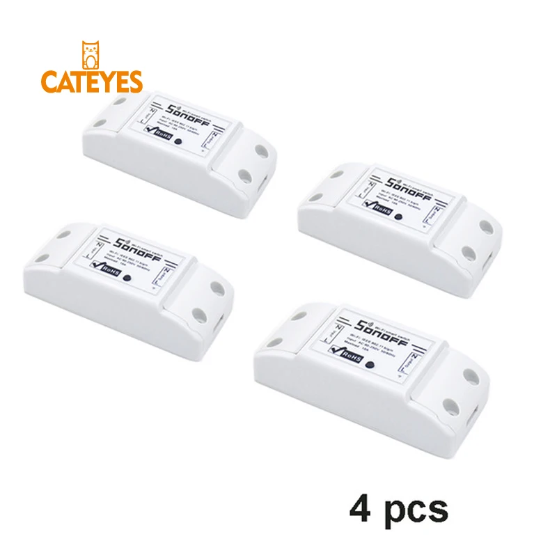 4pcs/lot Wireless Wifi Switch Remote Control Wifi Switch Smart Google Home Controller Work with Alexa HWC 10A 220V
4pcs/lot Wireless Wifi Switch Remote Control Wifi Switch Smart Google Home Controller Work with Alexa HWC 10A 220V