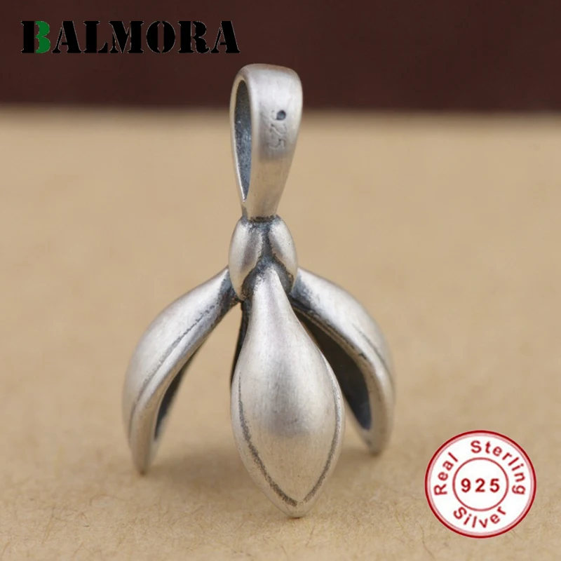 BALMORA Authentic 925 Sterling Silver Vintage Bud Flower Pendants for Necklaces Women Accessories Thai Silver Jewelry SY13935
BALMORA Authentic 925 Sterling Silver Vintage Bud Flower Pendants for Necklaces Women Accessories Thai Silver Jewelry SY13935