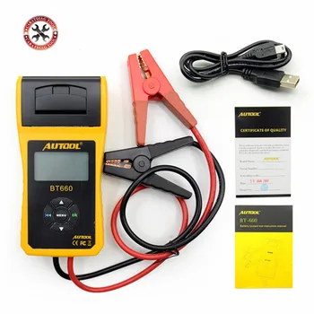 2018 Newly Autool BT660 Car Battery Tester Automobile Charging Cranking Test Tool With Built-in Printer Function Multi-Language
2018 Newly Autool BT660 Car Battery Tester Automobile Charging Cranking Test Tool With Built-in Printer Function Multi-Language