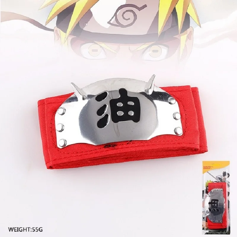 Naruto Headband Red Black