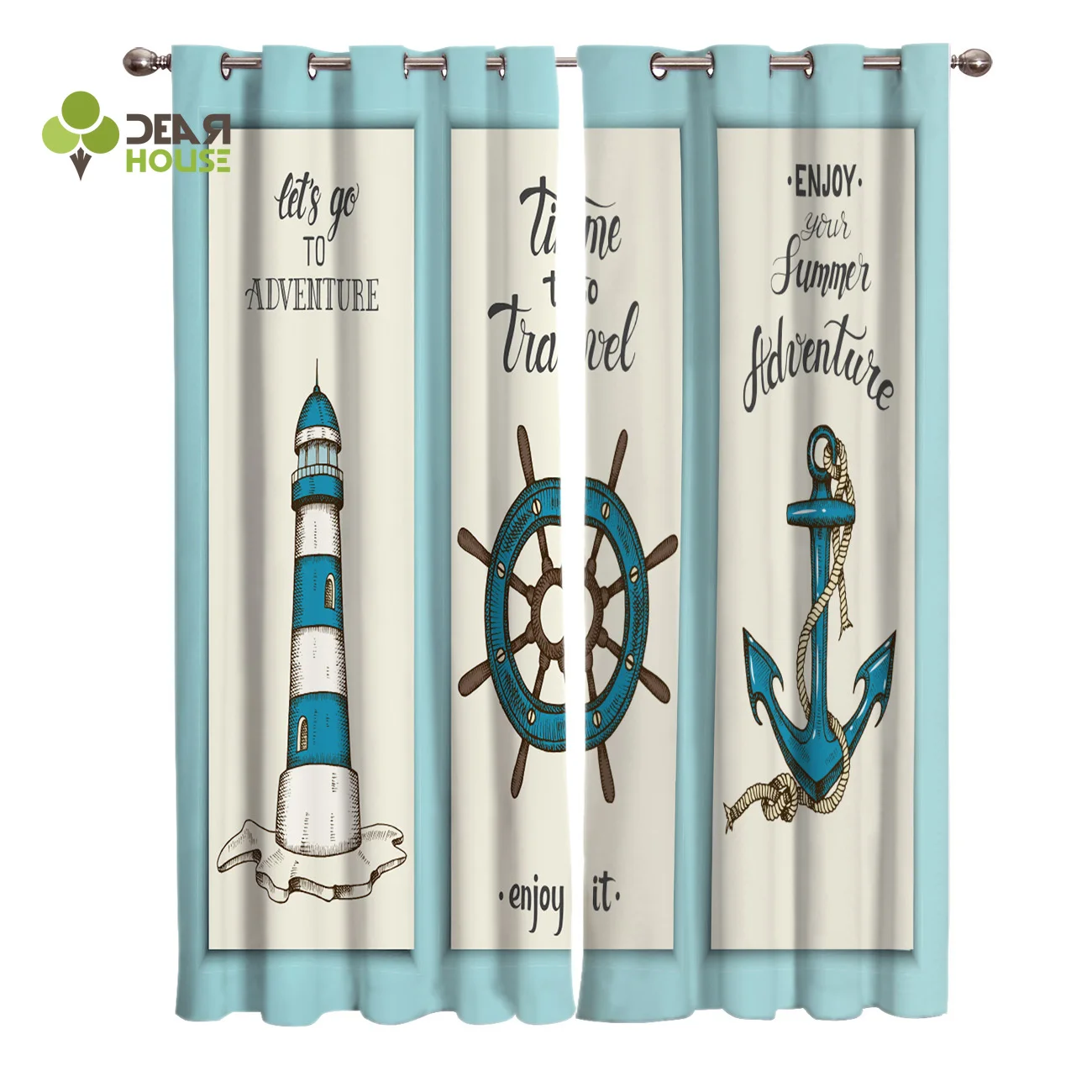 Dear House Curtains Nautical Collection Lighthouse Anchor Pointer Curtains Living Room Decor
Dear House Curtains Nautical Collection Lighthouse Anchor Pointer Curtains Living Room Decor