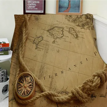 Blankets Cobertor Warmth Soft Plush Personality Retro World Map Hemp Compass Pacific Thick Thin Sofa Bed Throw a Blanket Plaid
Blankets Cobertor Warmth Soft Plush Personality Retro World Map Hemp Compass Pacific Thick Thin Sofa Bed Throw a Blanket Plaid