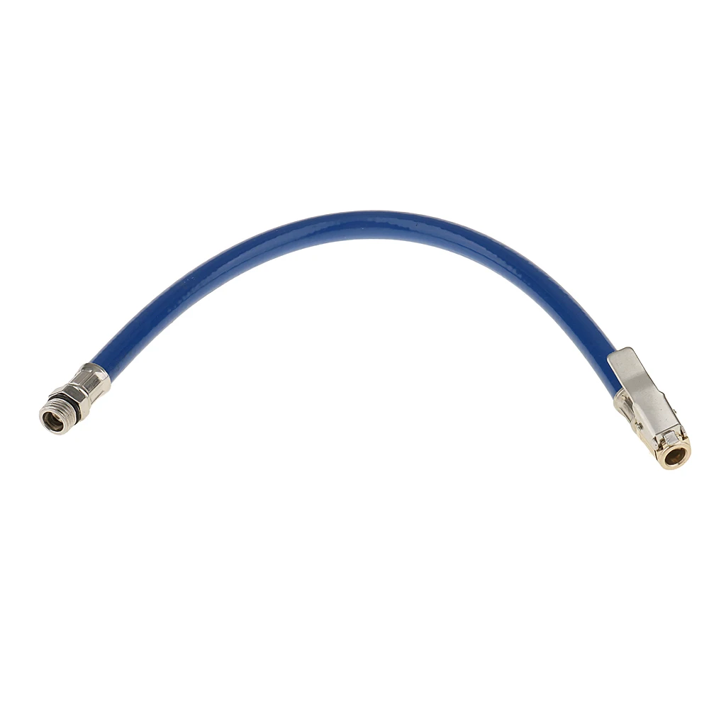 Auto Car Motorcycle T1/4PT Male Threaded 1/4' Rubber Tyre Air Pipe Pump Hose Comperssor tool Car Tire Accessories Blue Auto Car Motorcycle T1/4PT Male Threaded 1/4' Rubber Tyre Air Pipe Pump Hose Comperssor tool Car Tire Accessories Blue