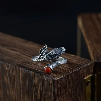 FNJ 925 Silver Red Agate Ring Lotus Original S925 Sterling Silver Rings for Women Jewelry Adjustable USA Size 6-8
FNJ 925 Silver Red Agate Ring Lotus Original S925 Sterling Silver Rings for Women Jewelry Adjustable USA Size 6-8