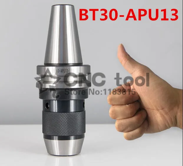 1PCS BT30 APU13 Drill Chuck Shank Chuck Holder Range 1-13mm CNC machining center
1PCS BT30 APU13 Drill Chuck Shank Chuck Holder Range 1-13mm CNC machining center