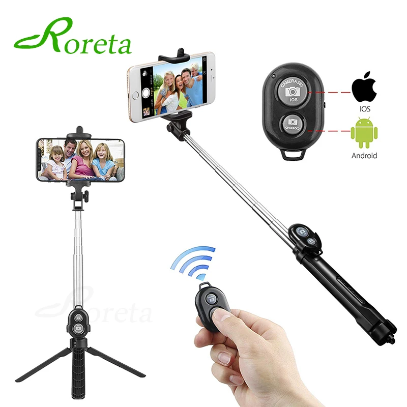 Roreta 3 in 1 Wireless Bluetooth Selfie Stick Handheld Monopod Shutter Remote Foldable Mini Tripod For iPhone XR 8 X 7 6s Plus
Roreta 3 in 1 Wireless Bluetooth Selfie Stick Handheld Monopod Shutter Remote Foldable Mini Tripod For iPhone XR 8 X 7 6s Plus