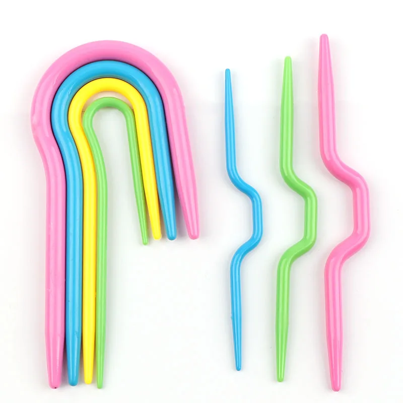Mix Color Colorful 1Set Plastic Knitting Needles Sewing Tools Needlework Knitting Craft 4.6x10cm & 1.5x10.9cm For Child Colothes
Mix Color Colorful 1Set Plastic Knitting Needles Sewing Tools Needlework Knitting Craft 4.6x10cm & 1.5x10.9cm For Child Colothes