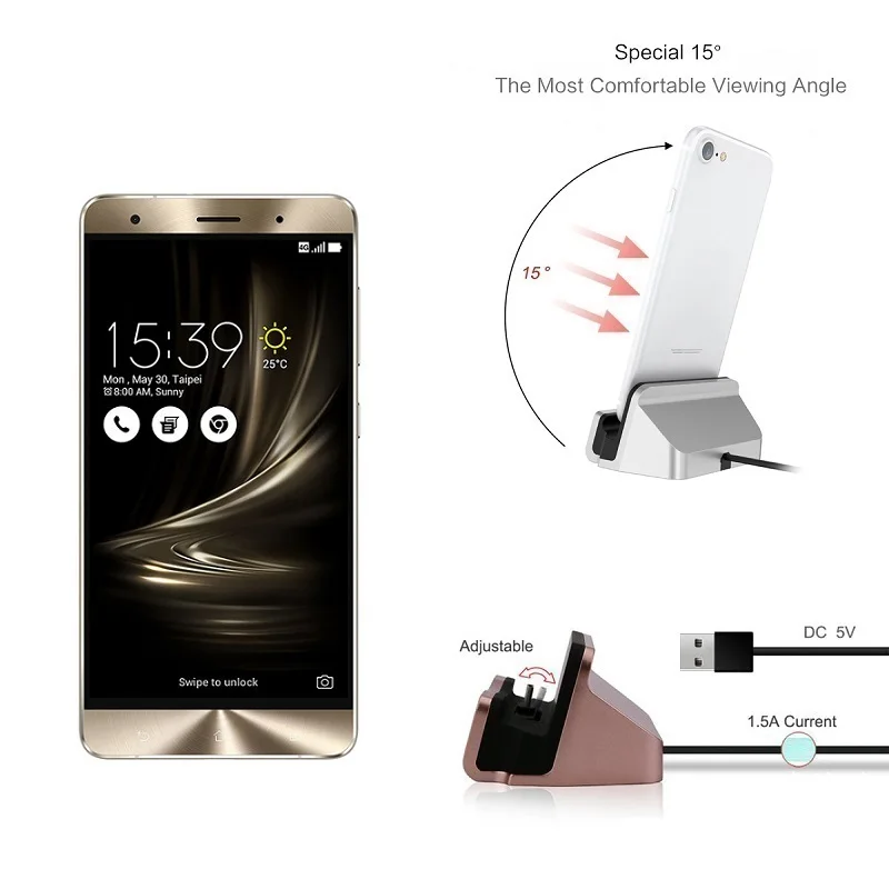 Dock Station Micro USB Type C Charging Station For Asus Zenfone 3 Deluxe ZS550KL ZS570KL Zenfone 5 5Z Charger Docking Station
Dock Station Micro USB Type C Charging Station For Asus Zenfone 3 Deluxe ZS550KL ZS570KL Zenfone 5 5Z Charger Docking Station