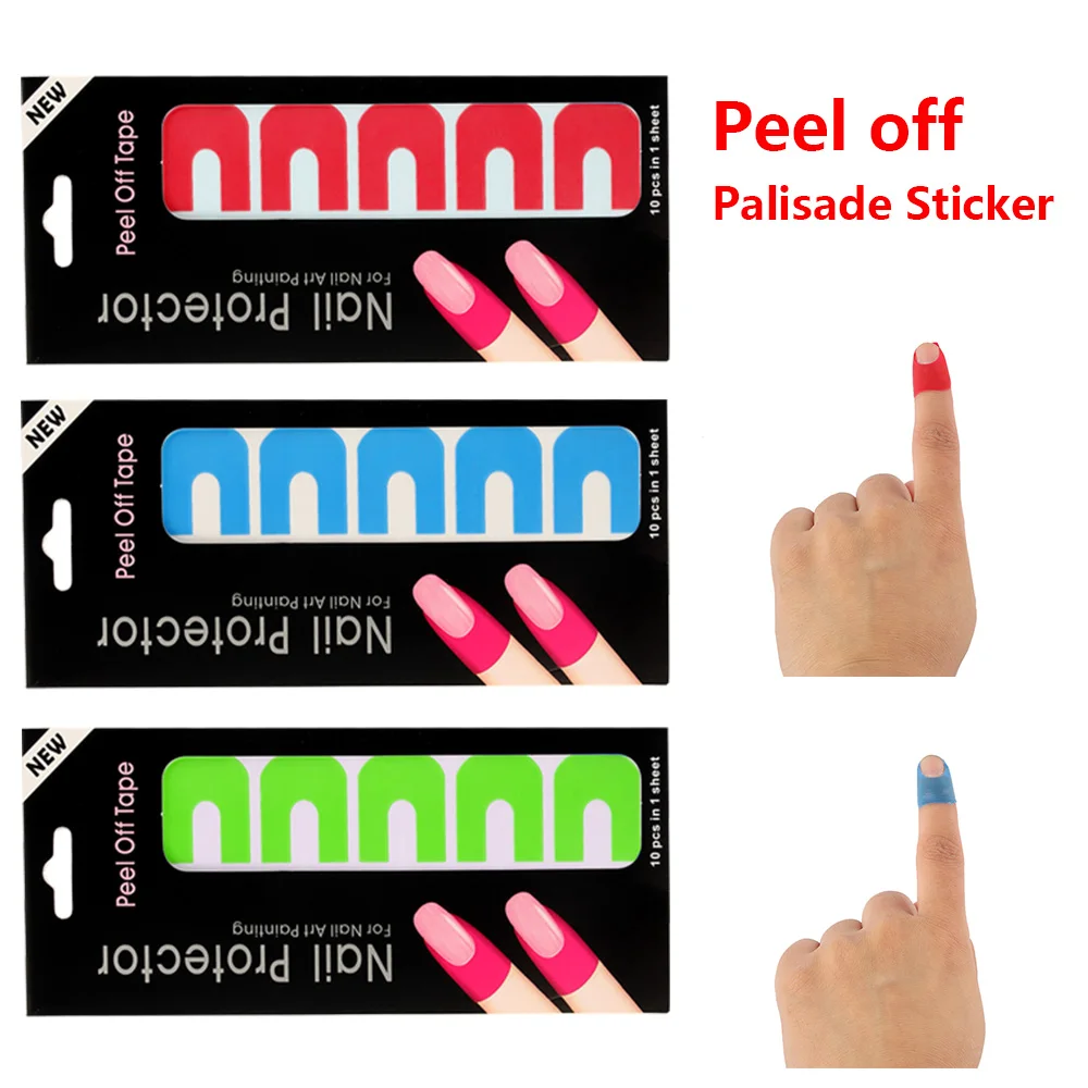 Hot Nail Polish Tips Peel Off Nail Art Tape & Finger Skin Protected Liquid Cuticle Sticker Base Coat 10pcs
Hot Nail Polish Tips Peel Off Nail Art Tape & Finger Skin Protected Liquid Cuticle Sticker Base Coat 10pcs