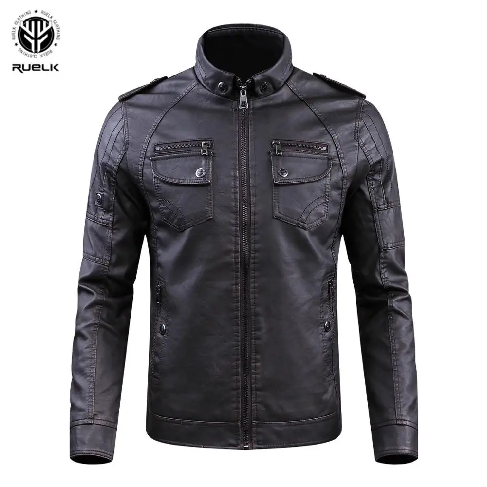 RUELK Winter PU Leather Jacket Men Tactical Army Bomber Jacket Warm Military Pilot Coat Thick Wool Liner Motorcycle Jacket
RUELK Winter PU Leather Jacket Men Tactical Army Bomber Jacket Warm Military Pilot Coat Thick Wool Liner Motorcycle Jacket