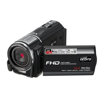 Ordro HDV-F7 Digital Video Camera 1080P 16X Digital Zoom 3.0 Touch Screen 24MP 5MP CMOS Night vision function
Ordro HDV-F7 Digital Video Camera 1080P 16X Digital Zoom 3.0 Touch Screen 24MP 5MP CMOS Night vision function