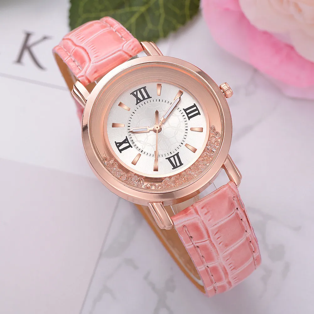 New ladies watch Rhinestone Leather Bracelet Wristwatch Women Fashion Watches Ladies Alloy Analog Quartz relojes Wristwatch Fi
New ladies watch Rhinestone Leather Bracelet Wristwatch Women Fashion Watches Ladies Alloy Analog Quartz relojes Wristwatch Fi