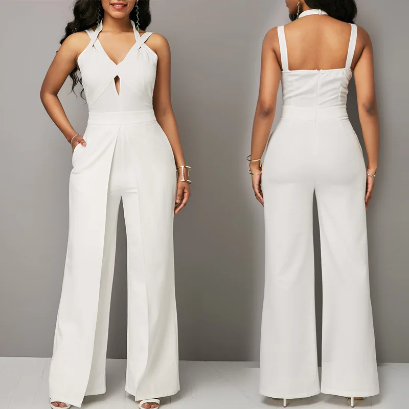 MUXU white jumpsuit combinaison pantalon femme elegante v neck wide leg jumpsuit backless bodysuit bodies woman sexy overall
MUXU white jumpsuit combinaison pantalon femme elegante v neck wide leg jumpsuit backless bodysuit bodies woman sexy overall