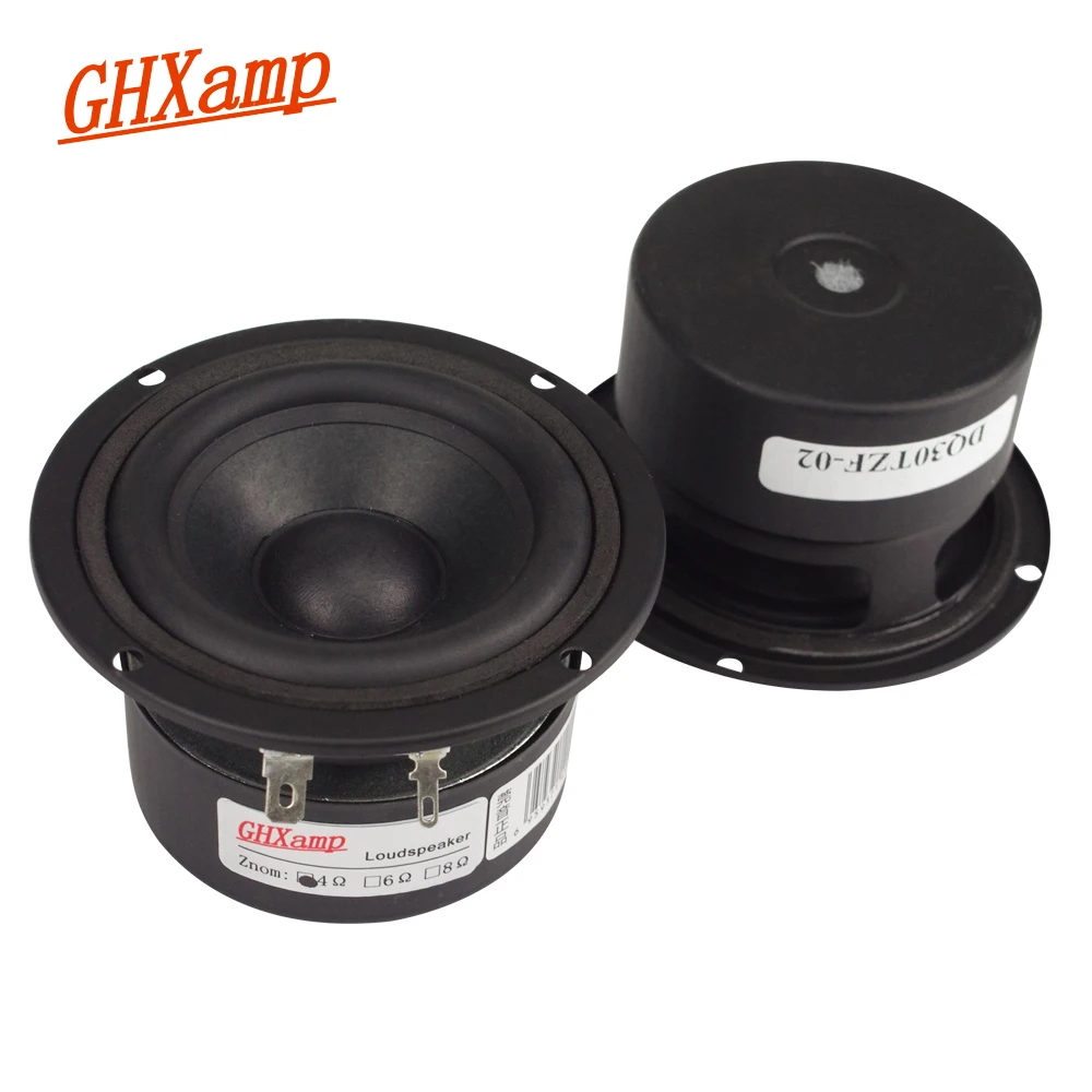 GHXAMP 3 Inch 4ohm Full range Speaker 5-15W HIFI Portable Buletooth Speaker Laptop Bass Glycol Medium-toned Treble Sweet 2pcs
GHXAMP 3 Inch 4ohm Full range Speaker 5-15W HIFI Portable Buletooth Speaker Laptop Bass Glycol Medium-toned Treble Sweet 2pcs