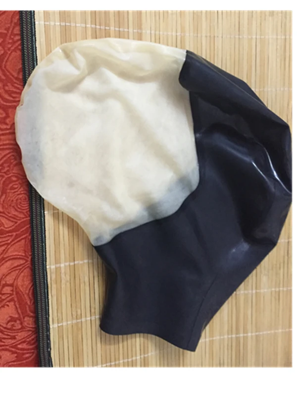 Latex Mask With Front Hole Latex Transparent Face Black Back Hood Latex Headwear Back Zip
Latex Mask With Front Hole Latex Transparent Face Black Back Hood Latex Headwear Back Zip